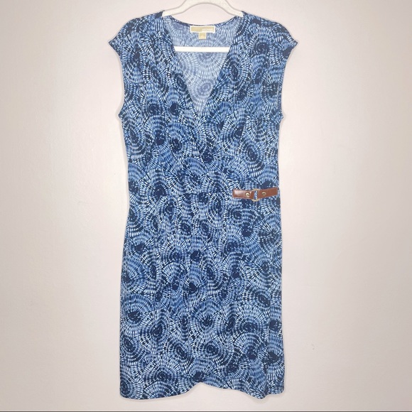 MICHAEL Michael Kors Dresses & Skirts - MICHAEL Michael Kors || Blue faux wrap mini dress